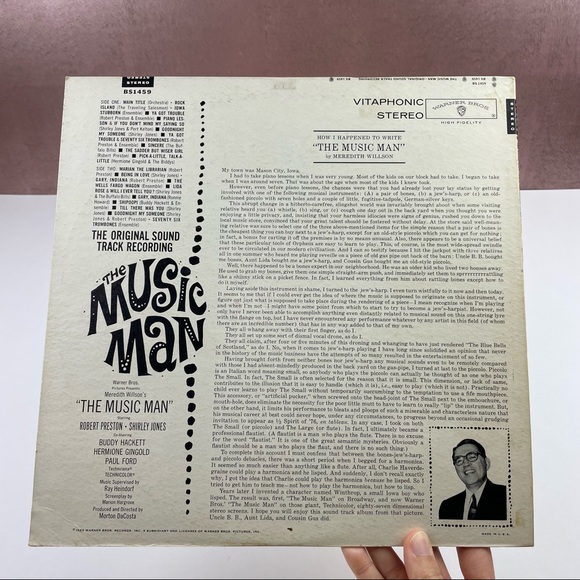 The Music Man Record Vinyl Vintage 1962 Warner Bros Records - Picture 5 of 6